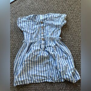 Carter's Striped Blue and White Casual Dress